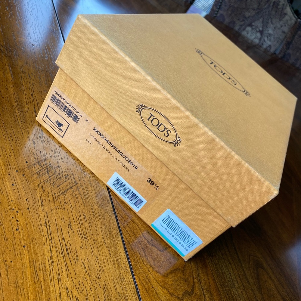 ❌SOLD❌Tod’s Leather sandals EU 39,5 US 8 with box - Picture 10 of 10